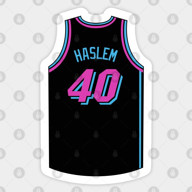 Udonis Haslem Miami Jersey Qiangy Sticker by qiangdade